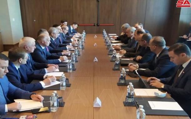 Delegações de Síria e Rússia analisam posições conjuntas