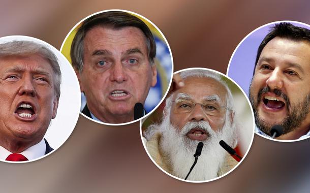 Trump, Bolsonaro, Modi e Salvini