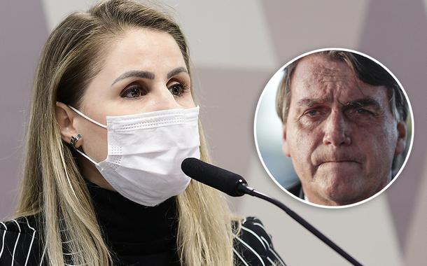 Francieli Fantinato e Bolsonaro