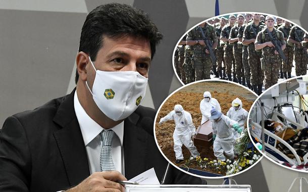 Ex-ministro Luiz Henrique Mandetta, militares e a internação e mortes causadas pela pandemia