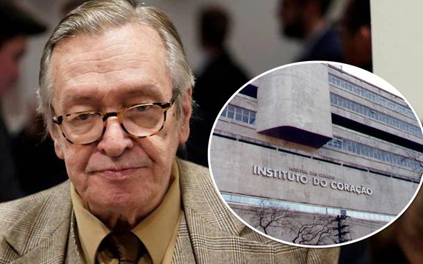 Olavo de Carvalho e fachada do Incor