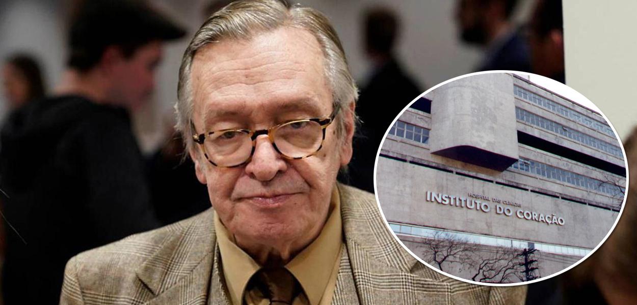 Olavo de Carvalho e fachada do Incor