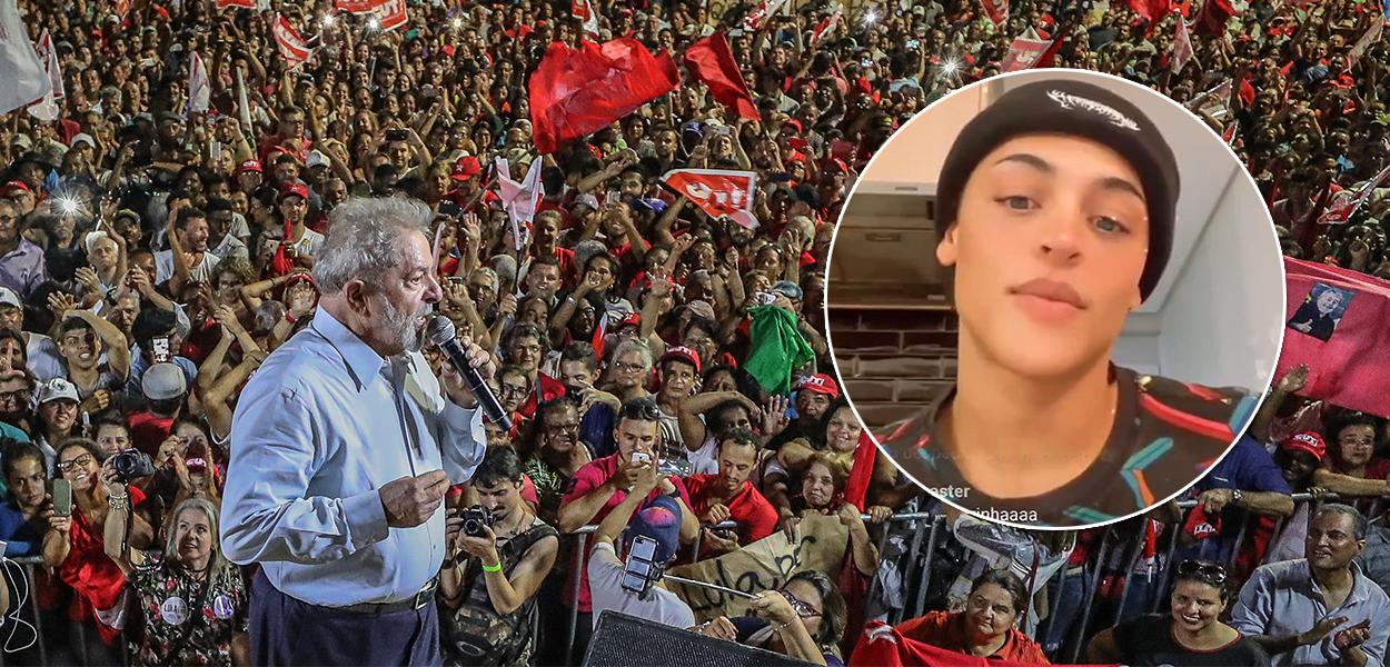 Ex-presidente Lula e o cantor Pabllo Vittar