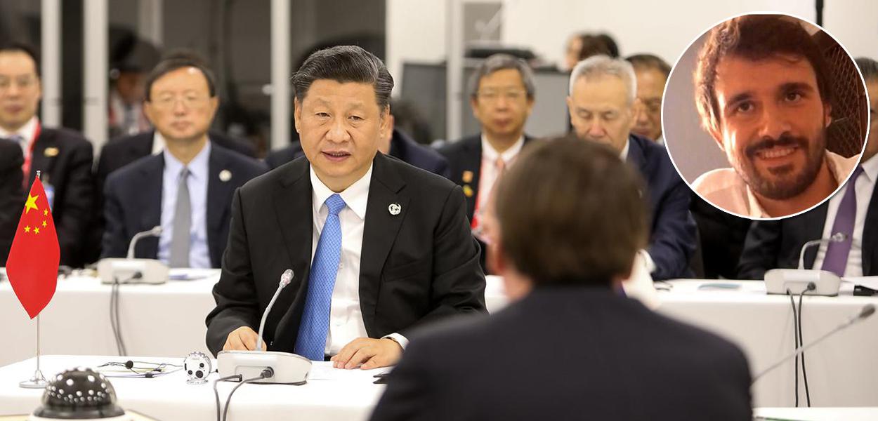 Xi Jinping e Mathias Alencastro