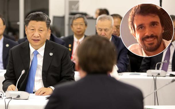 Xi Jinping e Mathias Alencastro