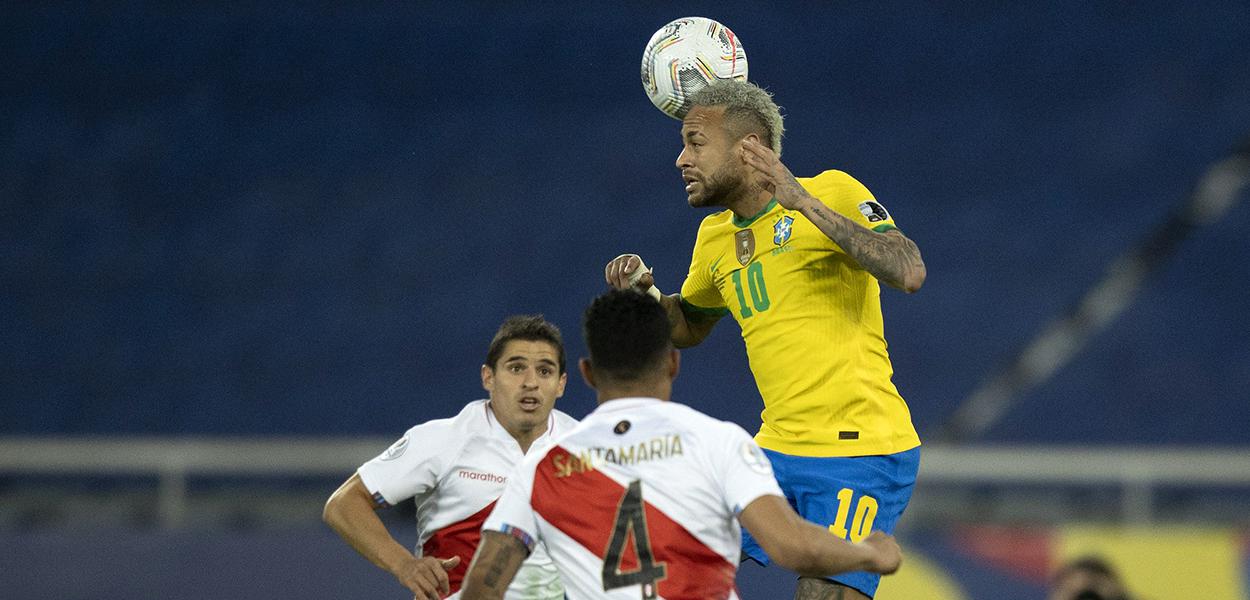 Brasil x Peru pela semi final da Copa América 2021