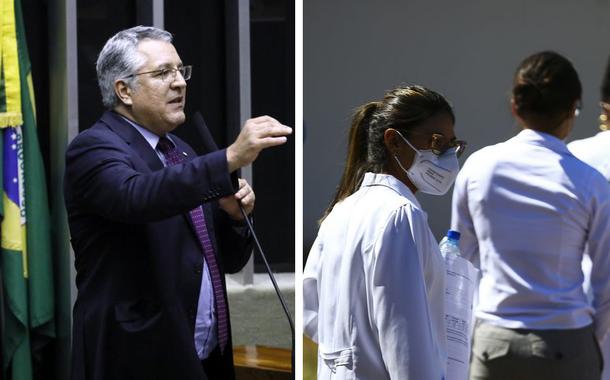 Deputado Alexandre Padilha e integrantes do Mais Médicos