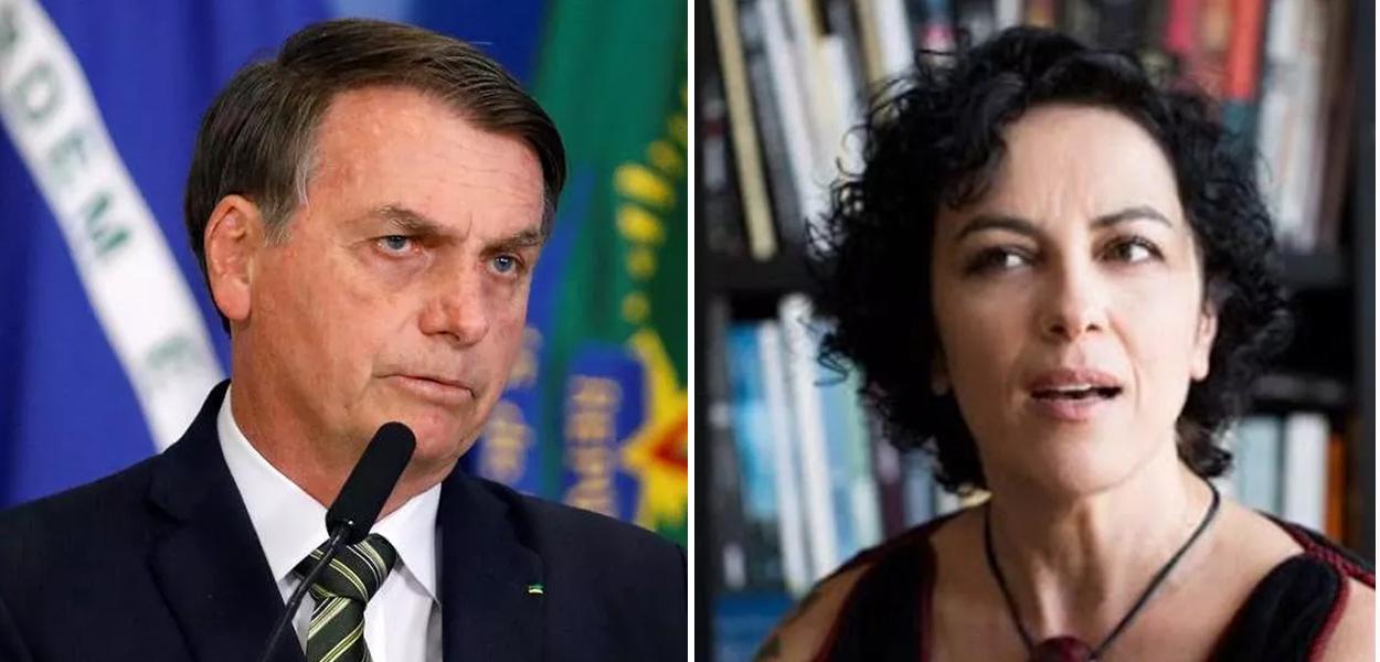 Jair Bolsonaro e Marcia Tiburi