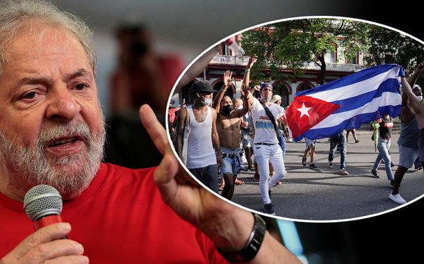 Lula e protesto em Cuba