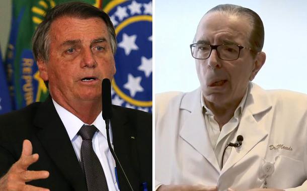 Jair Bolsonaro e  Antônio Luiz Macedo