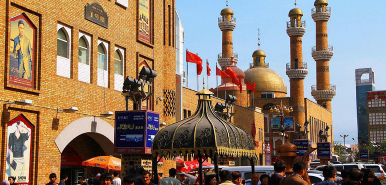 Templo religioso em Xinjiang