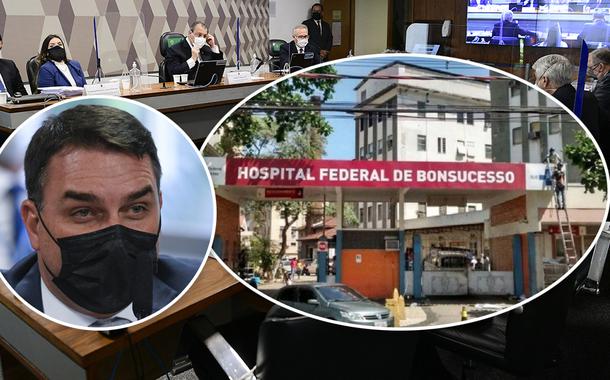 Senador Flávio Bolsonaro, CPI da Covid e o hospital federal de Bonsucesso