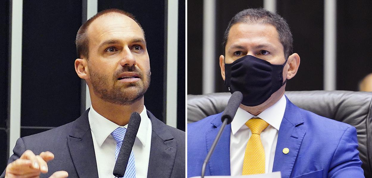 Eduardo Bolsonaro e Marcelo Ramos