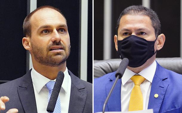 Eduardo Bolsonaro e Marcelo Ramos