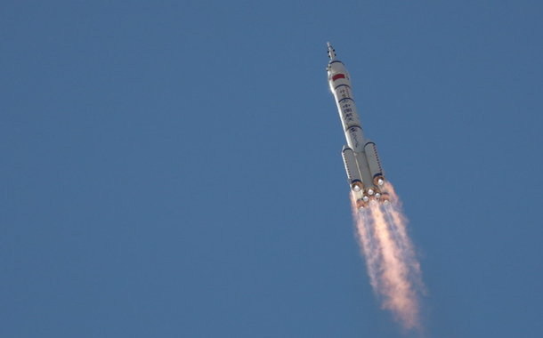 Imagem ilustrativa, foguete chinês Long March-2F Y12