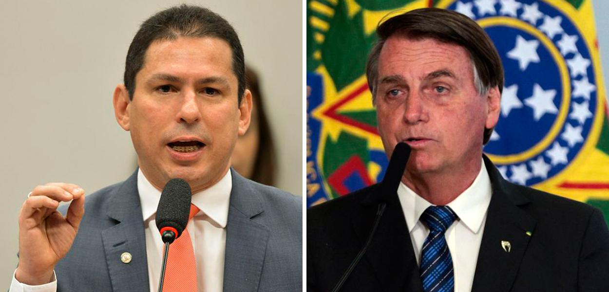 Marcelo Ramos e Jair Bolsonaro