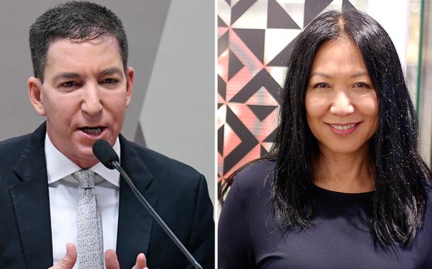 Glenn Greenwald e Thais Oyama