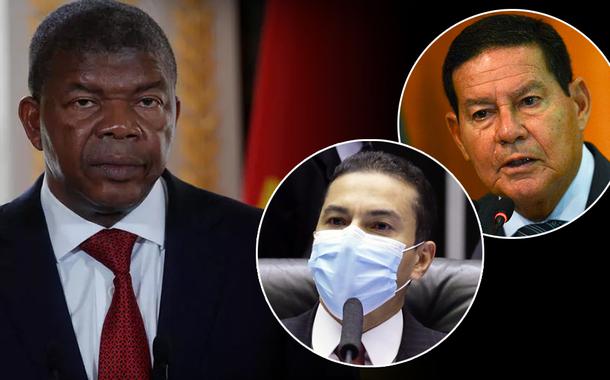 Presidente da Angola, João Manuel Lourenço, Hamilton Mourão e Marcos Pereira