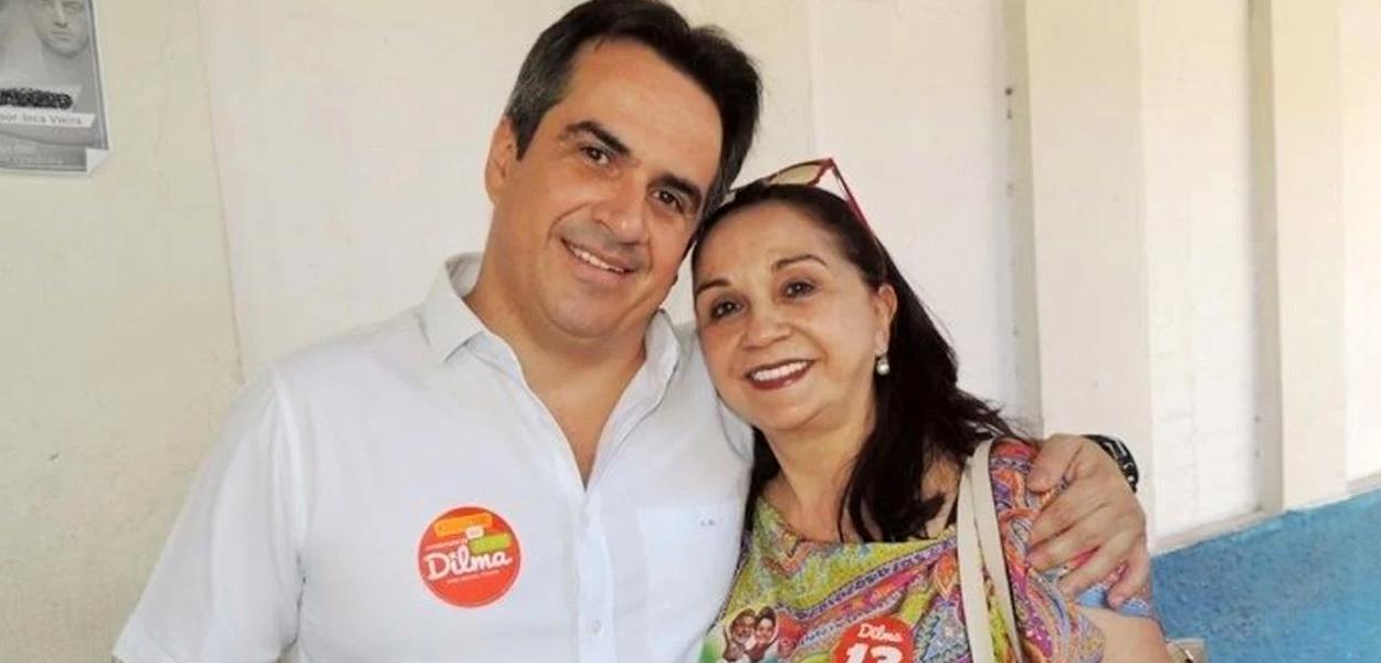 Ciro Nogueira e a mãe, Eliane Nogueira