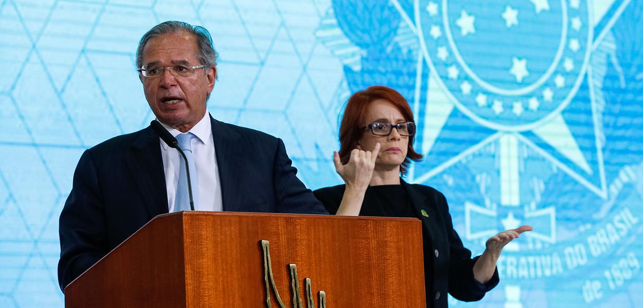 Palavras do Ministro da Economia, Paulo Guedes. 13/07/2021