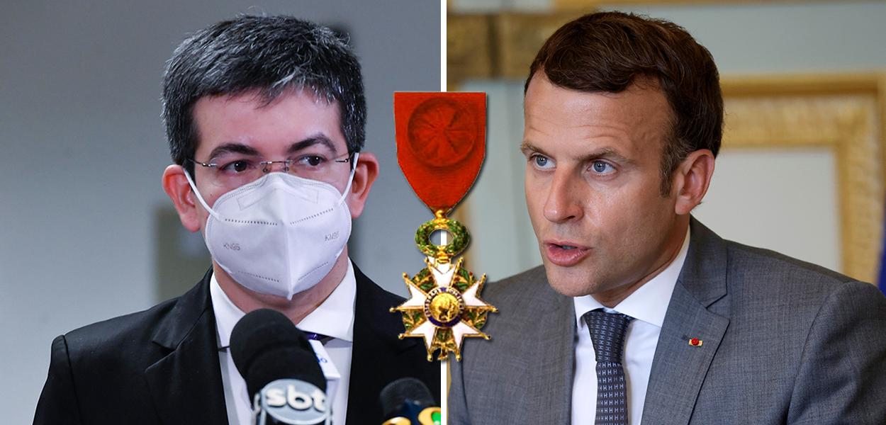 Randolfe e Macron