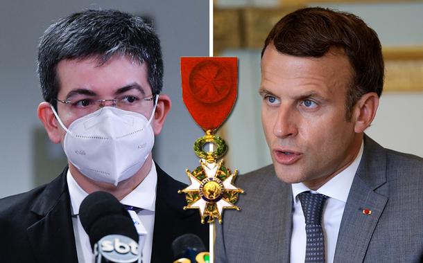Randolfe e Macron