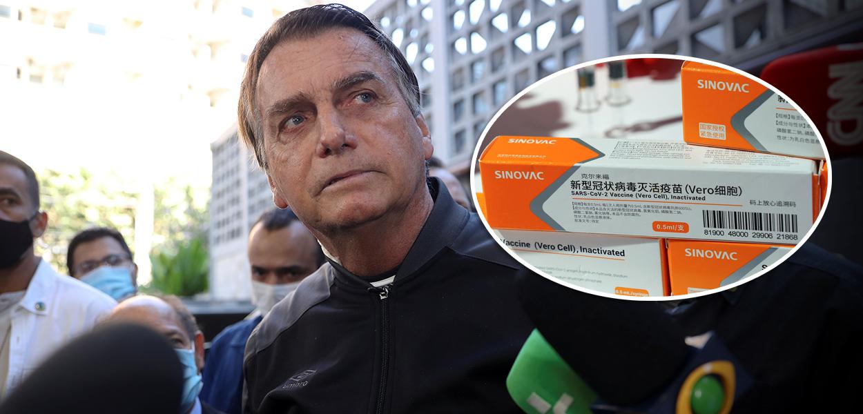 Jair Bolsonaro e CoronaVac