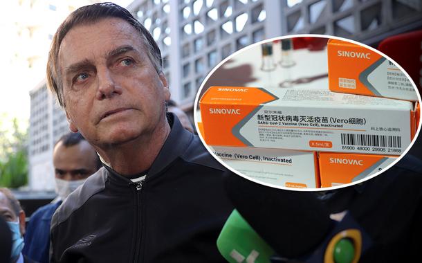 Jair Bolsonaro e CoronaVac