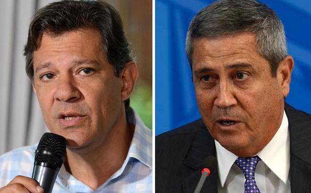 Fernando Haddad e Braga Netto