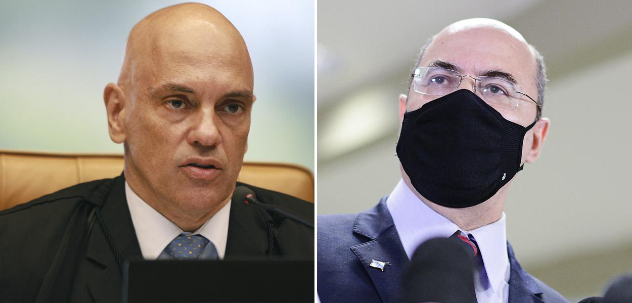 Alexandre de Moraes e Wilson Witzel