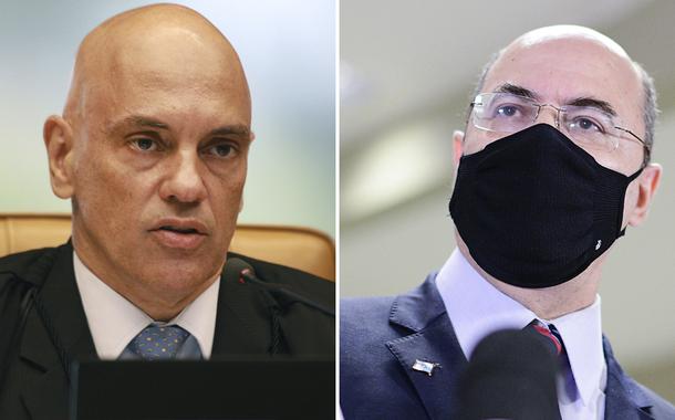 Alexandre de Moraes e Wilson Witzel
