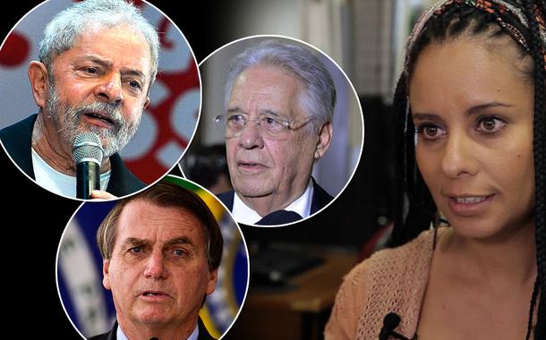 Lula, Jair Bolsonaro, Fernando Henrique Cardoso e Jacqueline Moraes Teixeira