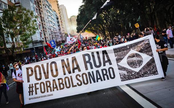 24J: Ato Fora Bolsonaro em Porto Alegre