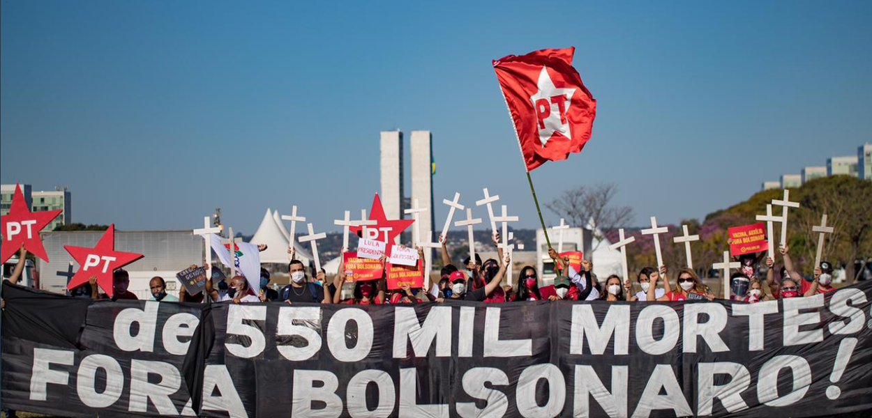 Manifestação contra Bolsonaro em Brasília (24J)