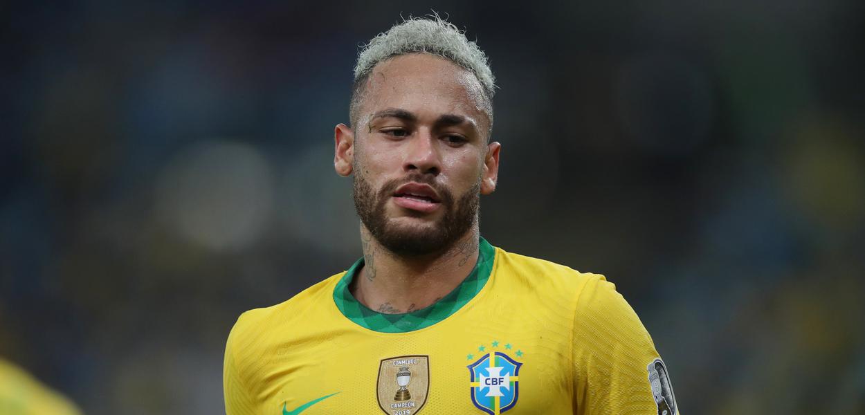 Neymar durante final da Copa América entre Brasil e Argentina
10/07/2021 REUTERS/Ricardo Moraes