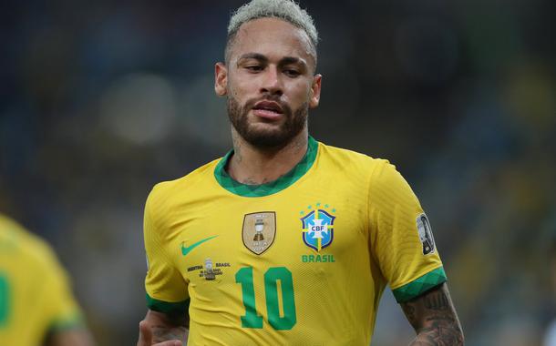 Neymar durante final da Copa América entre Brasil e Argentina
10/07/2021 REUTERS/Ricardo Moraes