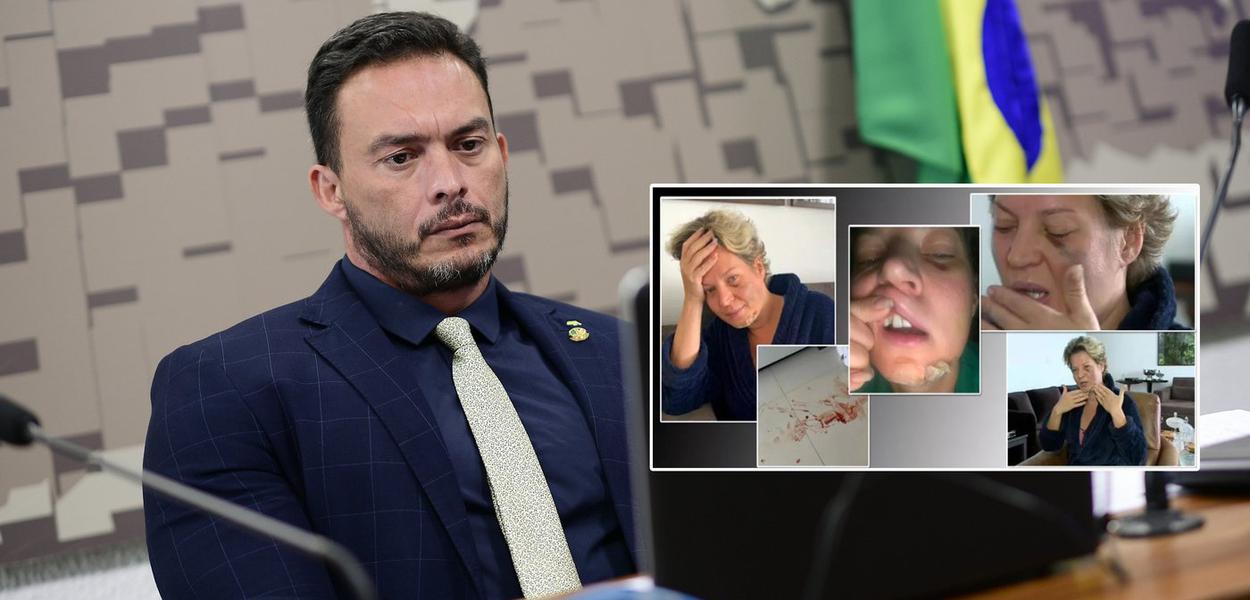 Senador Styvenson Valentim e a deputada Joice Hasselmann