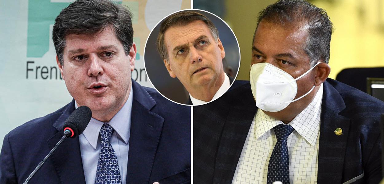 Baleia Rossi, Jair Bolsonaro e Eduardo Gomes