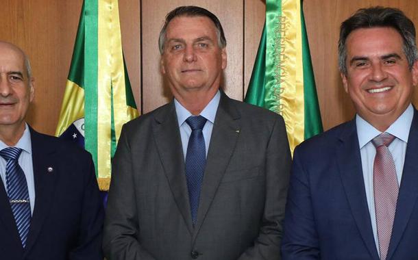 Luiz Eduardo Ramos, Jair Bolsonaro e Ciro Nogueira