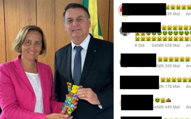 Beatrix von Storch e Jair Bolsonaro