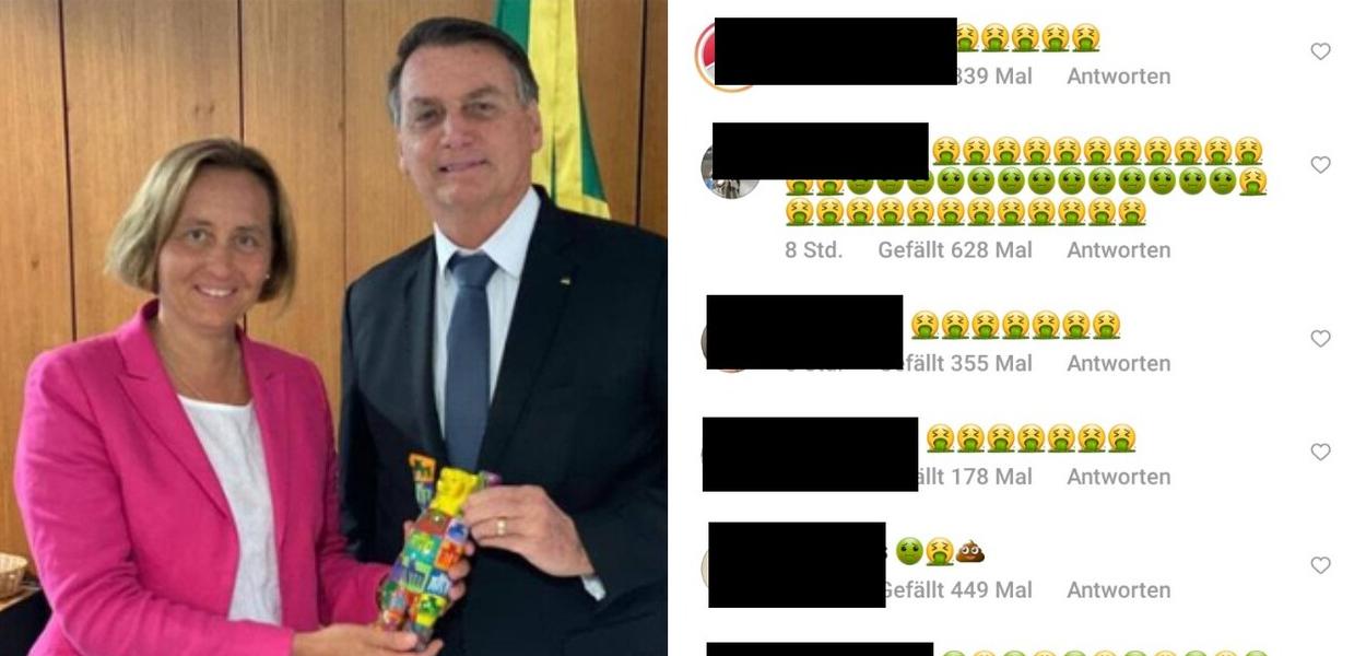 Beatrix von Storch e Jair Bolsonaro