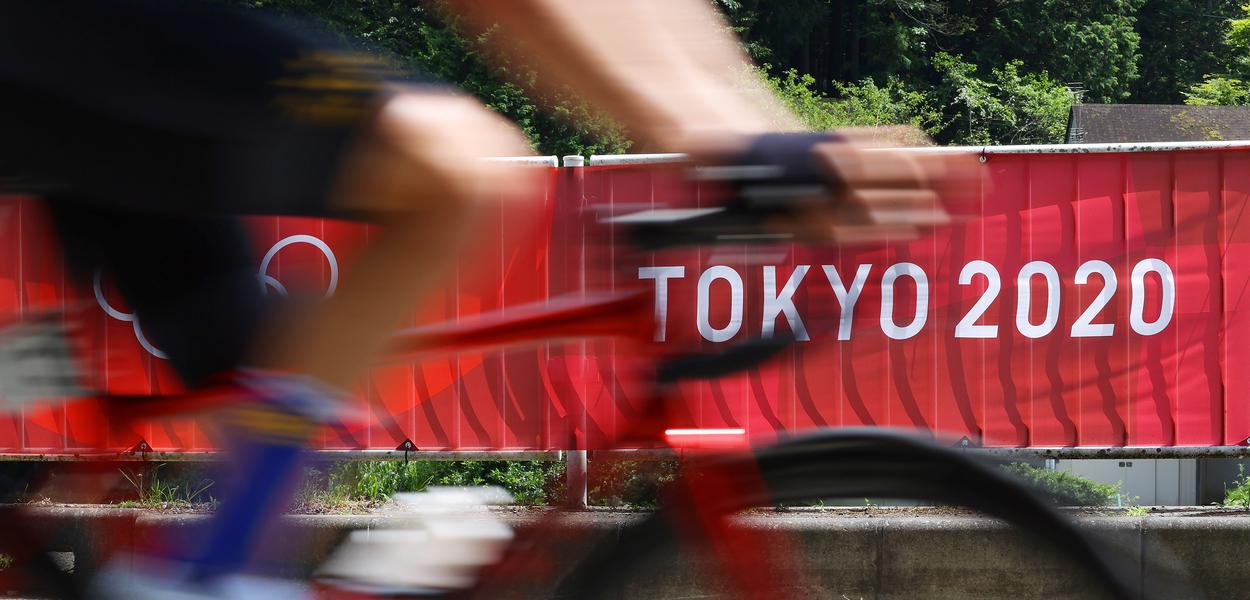 Prova de ciclismo durante a Olimpíada Tóquio 2020
24/07/2021 Pool via Reuters/Tim de Waele