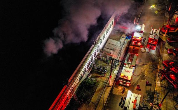 Incêndio no galpão da Cinemateca Brasileira