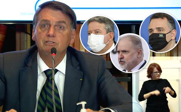 Bolsonaro, Arthur Lira, Augusto Aras e Rodrigo Pacheco