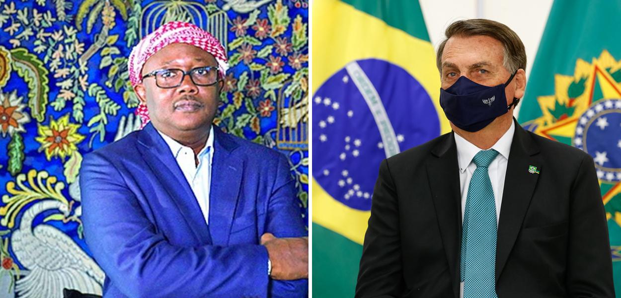 Umaro Sissoco Embaló e Jair Bolsonaro