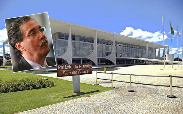 Merval Pereira e o Planalto, onde fica o gabinete da Presidência da República