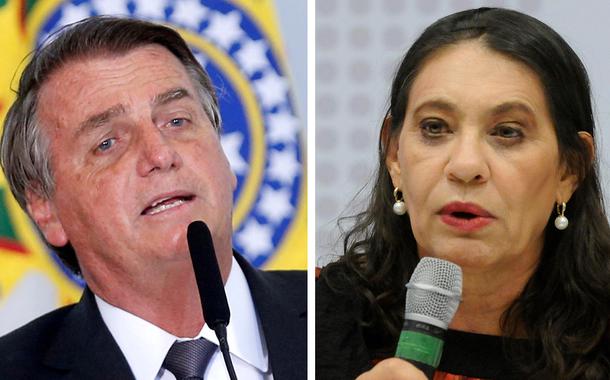 Jair Bolsonaro e Tereza Cruvinel