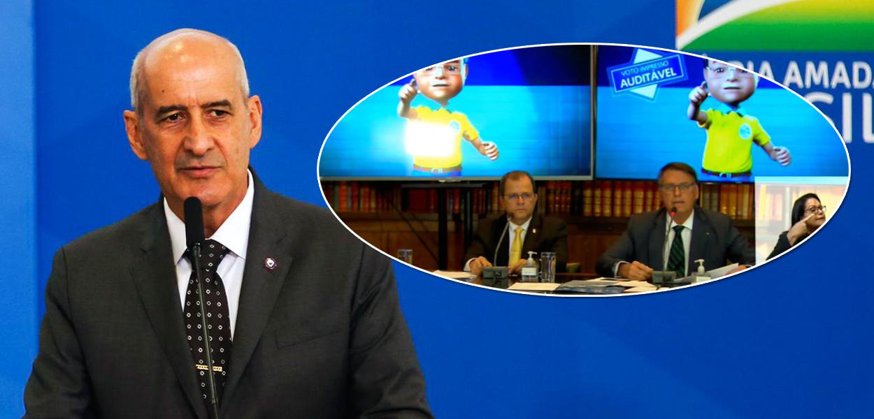 Luiz Eduardo Ramos, Eduardo Gomes e Jair Bolsonaro