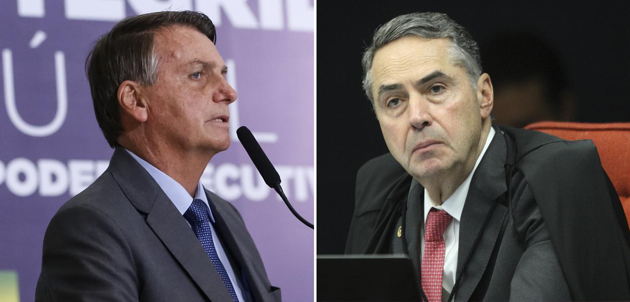 Bolsonaro e Roberto Barroso