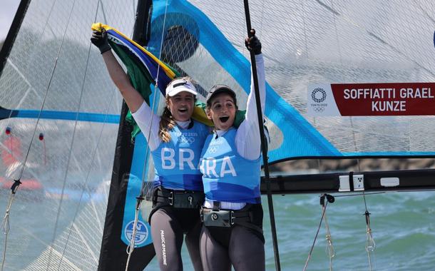 Martine Grael e Kahena Kunze